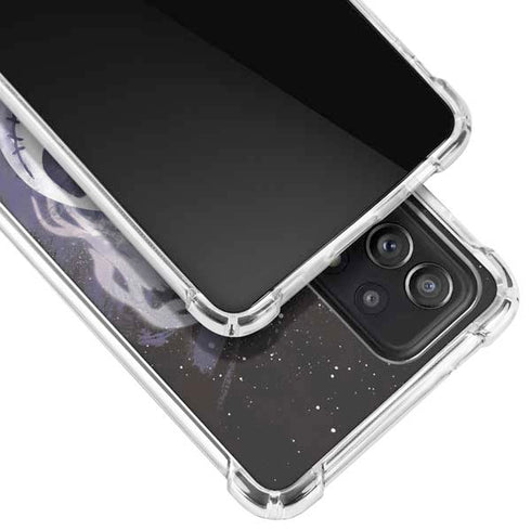 Disney The Nightmare Before Christmas Jack Skellington Face Art Galaxy A52 5G Clear Case