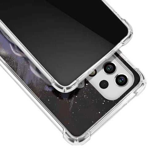 Disney The Nightmare Before Christmas Jack Skellington Face Art Galaxy A53 5G Clear Case