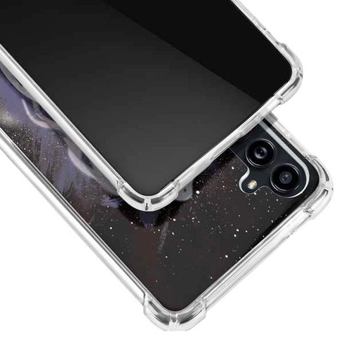 Disney The Nightmare Before Christmas Jack Skellington Face Art Galaxy A54 5G Clear Case