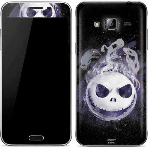Disney The Nightmare Before Christmas Jack Skellington Face Art Galaxy J3 Skin