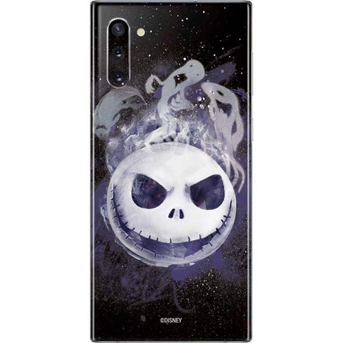 Disney The Nightmare Before Christmas Jack Skellington Face Art Galaxy Note 10 Skin
