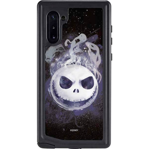 Disney The Nightmare Before Christmas Jack Skellington Face Art Galaxy Note 10 Waterproof Case