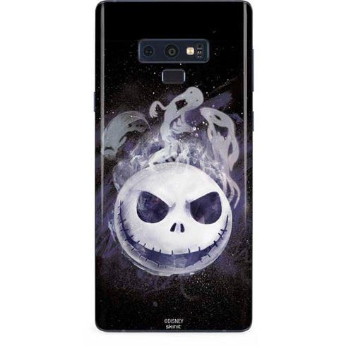 Disney The Nightmare Before Christmas Jack Skellington Face Art Galaxy Note 9 Skin