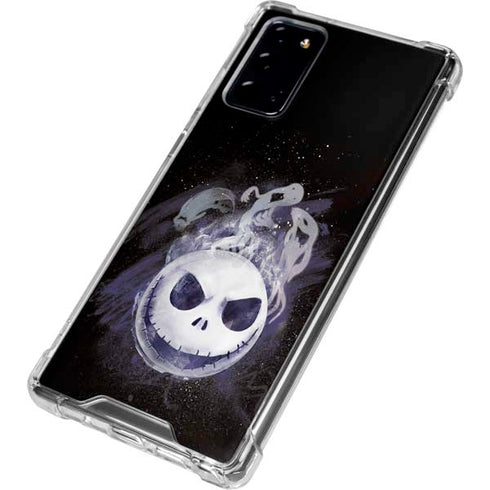 Disney The Nightmare Before Christmas Jack Skellington Face Art Galaxy Note20 5G Clear Case