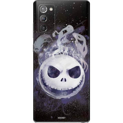 Disney The Nightmare Before Christmas Jack Skellington Face Art Galaxy Note20 5G Skin