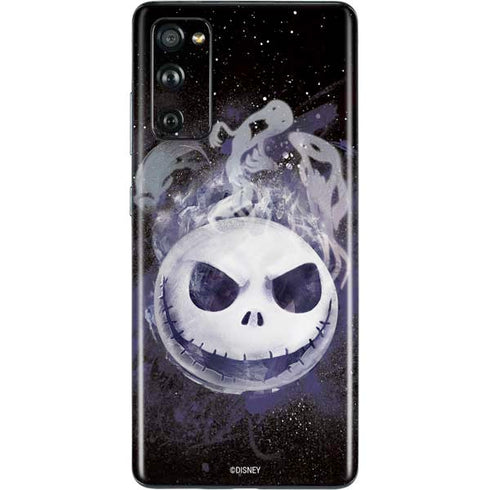 Disney The Nightmare Before Christmas Jack Skellington Face Art Galaxy S20 Fan Edition Skin