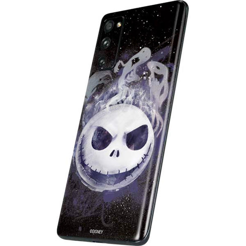 Disney The Nightmare Before Christmas Jack Skellington Face Art Galaxy S20 Fan Edition Skin