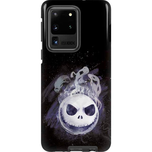 Disney The Nightmare Before Christmas Jack Skellington Face Art Galaxy S20 Ultra 5G Pro Case
