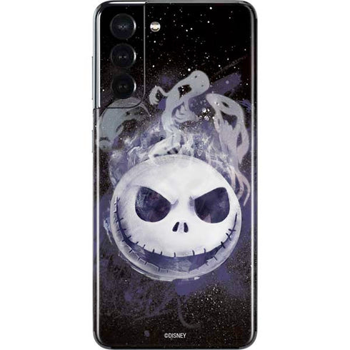 Disney The Nightmare Before Christmas Jack Skellington Face Art Galaxy S21 5G Skin