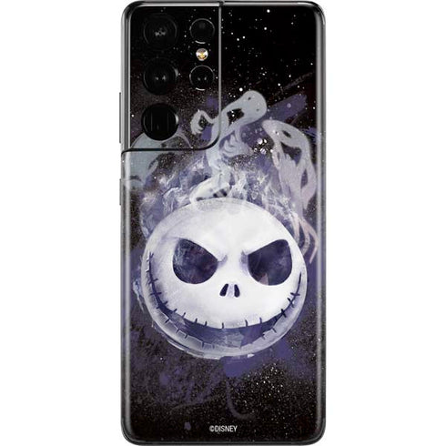 Disney The Nightmare Before Christmas Jack Skellington Face Art Galaxy S21 Ultra 5G Skin