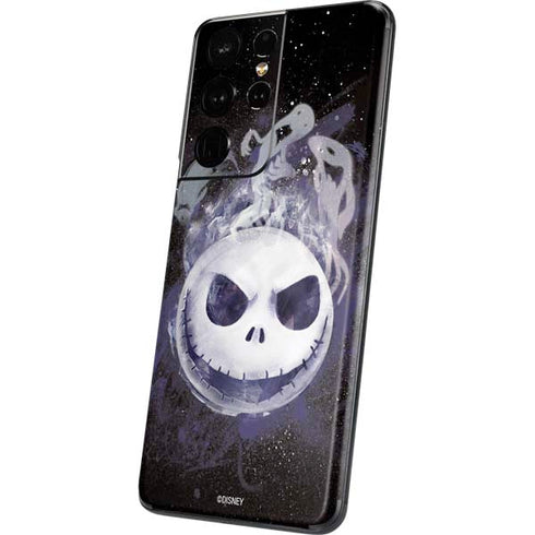 Disney The Nightmare Before Christmas Jack Skellington Face Art Galaxy S21 Ultra 5G Skin