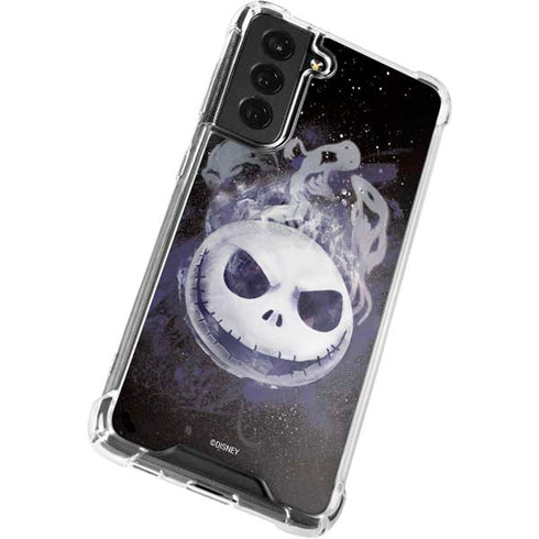 Disney The Nightmare Before Christmas Jack Skellington Face Art Galaxy S22 Plus Clear Case