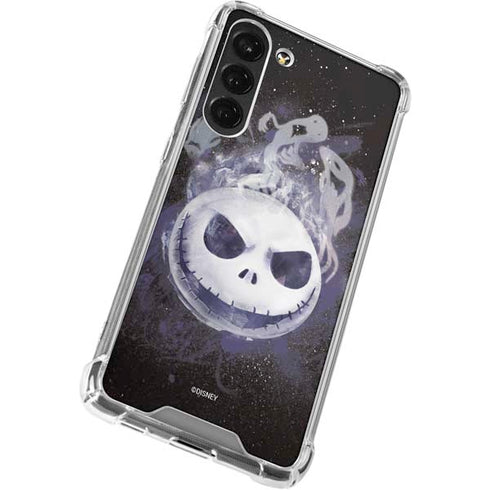 Disney The Nightmare Before Christmas Jack Skellington Face Art Galaxy S23 Plus Clear Case