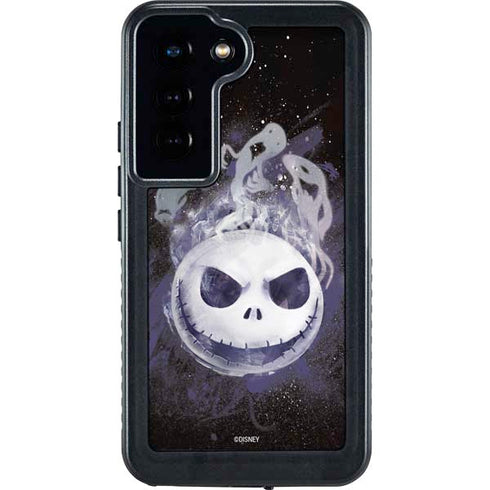 Disney The Nightmare Before Christmas Jack Skellington Face Art Galaxy S23 Waterproof Case