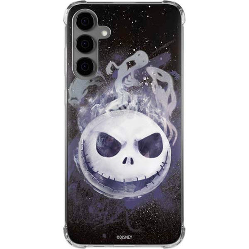 Disney The Nightmare Before Christmas Jack Skellington Face Art Galaxy S24 Plus Clear Case