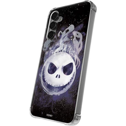 Disney The Nightmare Before Christmas Jack Skellington Face Art Galaxy S24 Plus Clear Case