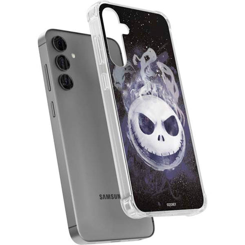 Disney The Nightmare Before Christmas Jack Skellington Face Art Galaxy S24 Plus Clear Case