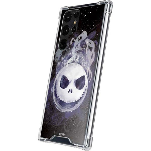 Disney The Nightmare Before Christmas Jack Skellington Face Art Galaxy S24 Ultra Clear Case