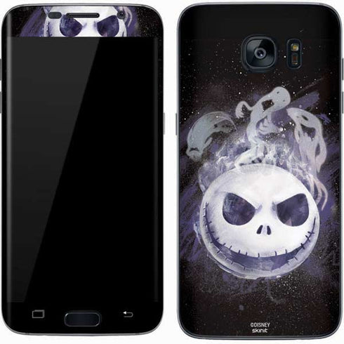 Disney The Nightmare Before Christmas Jack Skellington Face Art Galaxy S7 Skin