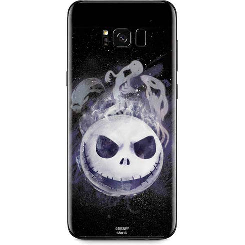 Disney The Nightmare Before Christmas Jack Skellington Face Art Galaxy S8 Skin