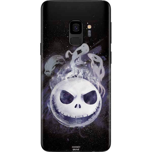 Disney The Nightmare Before Christmas Jack Skellington Face Art Galaxy S9 Skin