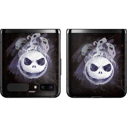 Disney The Nightmare Before Christmas Jack Skellington Face Art Galaxy Z Flip Skin