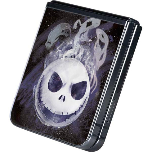 Disney The Nightmare Before Christmas Jack Skellington Face Art Galaxy Z Flip5 5G Skin