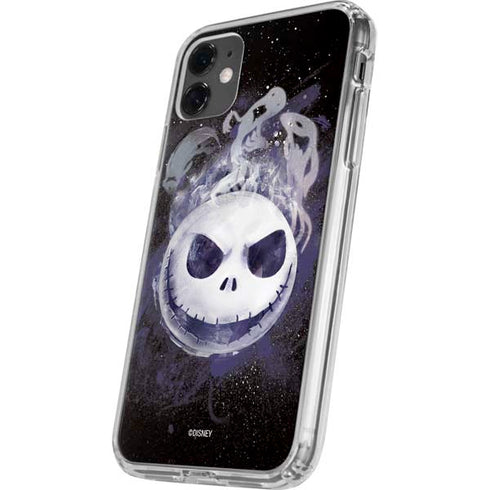 Disney The Nightmare Before Christmas Jack Skellington Face Art iPhone 11 Clear Case