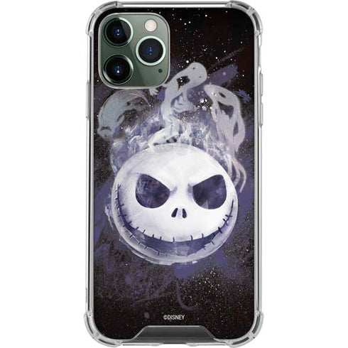 Disney The Nightmare Before Christmas Jack Skellington Face Art iPhone 11 Pro Max Clear Case