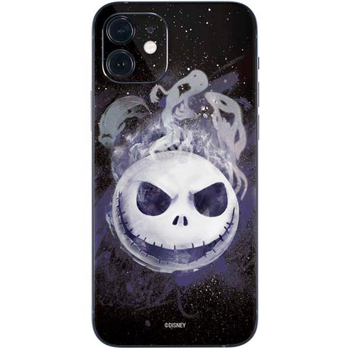 Disney The Nightmare Before Christmas Jack Skellington Face Art iPhone 12 Mini Skin