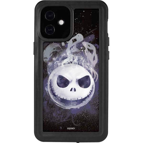 Disney The Nightmare Before Christmas Jack Skellington Face Art iPhone 12 Mini Waterproof Case