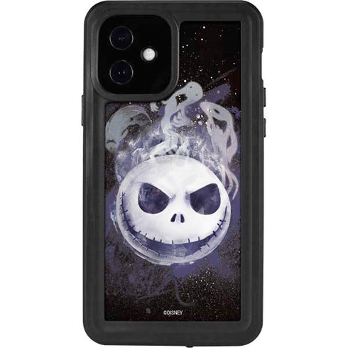Disney The Nightmare Before Christmas Jack Skellington Face Art iPhone 12 Waterproof Case