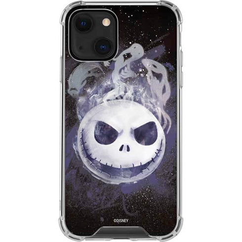 Disney The Nightmare Before Christmas Jack Skellington Face Art iPhone 13 Clear Case