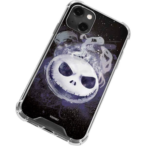 Disney The Nightmare Before Christmas Jack Skellington Face Art iPhone 13 Mini Clear Case