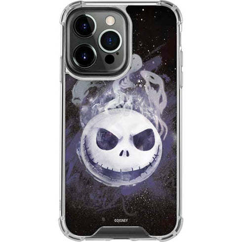 Disney The Nightmare Before Christmas Jack Skellington Face Art iPhone 13 Pro Clear Case
