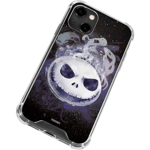 Disney The Nightmare Before Christmas Jack Skellington Face Art iPhone 14 Clear Case