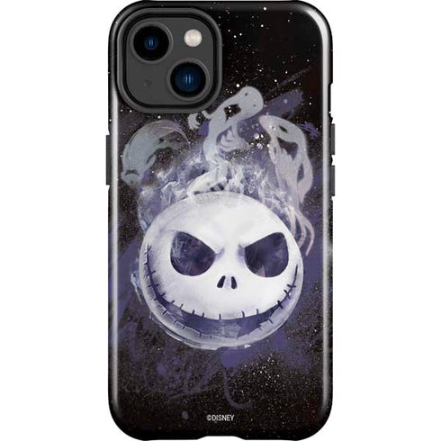 Disney The Nightmare Before Christmas Jack Skellington Face Art iPhone 15 Plus Impact Case