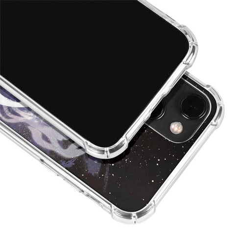 Disney The Nightmare Before Christmas Jack Skellington Face Art iPhone 14 Plus Clear Case