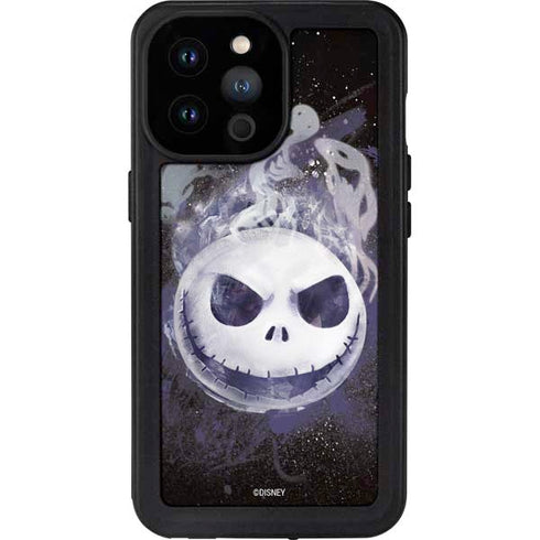 Disney The Nightmare Before Christmas Jack Skellington Face Art iPhone 14 Pro Max Waterproof Case
