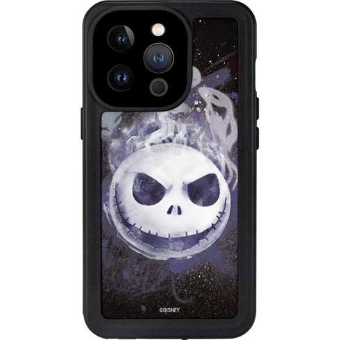 Disney The Nightmare Before Christmas Jack Skellington Face Art iPhone 14 Pro Waterproof Case