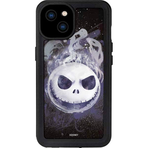 Disney The Nightmare Before Christmas Jack Skellington Face Art iPhone 15 Plus Waterproof Case