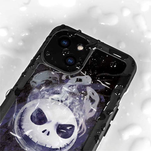 Disney The Nightmare Before Christmas Jack Skellington Face Art iPhone 15 Waterproof Case