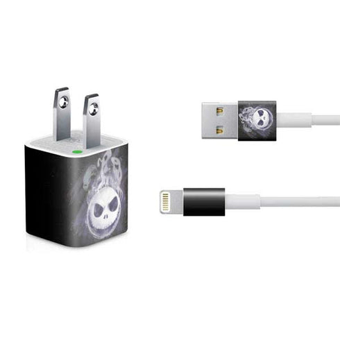 Disney The Nightmare Before Christmas Jack Skellington Face Art iPhone Charger (5W USB) Skin