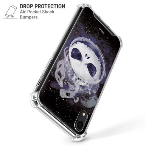 Disney The Nightmare Before Christmas Jack Skellington Face Art iPhone XR Clear Case