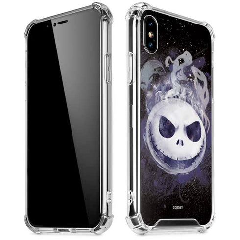 Disney The Nightmare Before Christmas Jack Skellington Face Art iPhone XS Max Clear Case