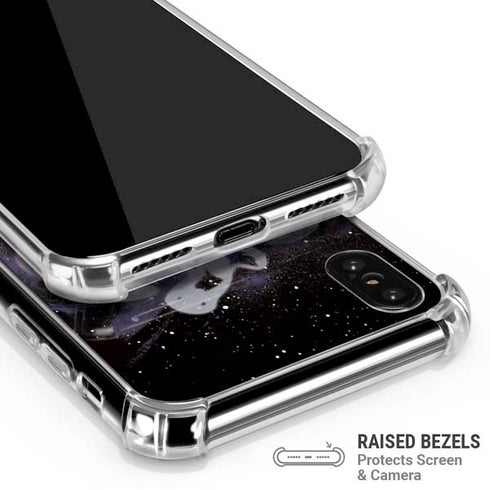 Disney The Nightmare Before Christmas Jack Skellington Face Art iPhone XS Max Clear Case
