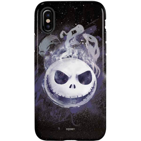 Disney The Nightmare Before Christmas Jack Skellington Face Art iPhone XS Pro Case