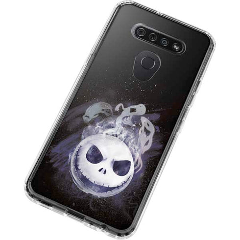 Disney The Nightmare Before Christmas Jack Skellington Face Art LG K51/Q51 Clear Case