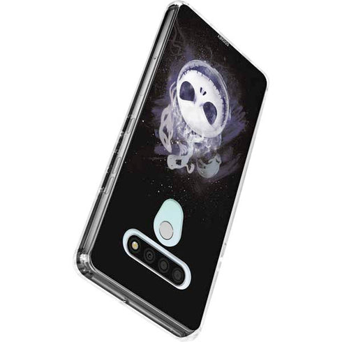 Disney The Nightmare Before Christmas Jack Skellington Face Art LG Stylo 6 Clear Case