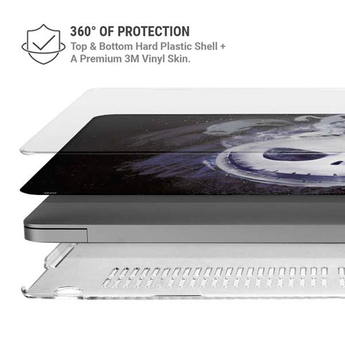 Disney The Nightmare Before Christmas Jack Skellington Face Art MacBook Pro 16in (2021-25) Case plus Skin